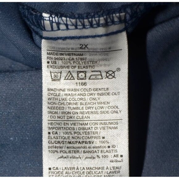 Old Navy Plus 2X Blue Velvet Sleeveless Maxi Dress Adjustable Straps Slit V-Neck - Picture 8 of 9